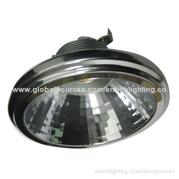 6W COB AR111 LED Lamp, G53 Base with Mini Sharp LED, 12V AC/DC, Aluminum Heat-sink
